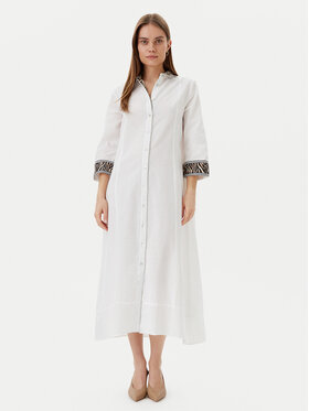 LOLA CASADEMUNT LOLA CASADEMUNT Pluusikleit LS2516042 Valge Relaxed Fit