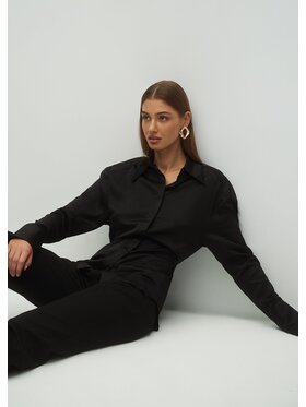 Le Collet Le Collet Koszula MALIA Czarny Custom Slim Fit