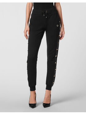 PHILIPP PLEIN PHILIPP PLEIN Spodnie dresowe 4499 Czarny Jogger Fit