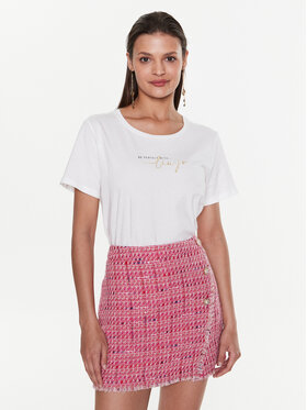 Liu Jo Sport Liu Jo Sport Marškinėliai TA3185 JS923 Balta Regular Fit