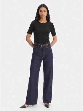 Calvin Klein Calvin Klein Тишърт Varigated LV044F211G Черен Slim Fit