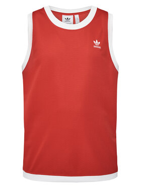 adidas adidas Tank top adicolor Mock Eyelet JP1098 Oranžová Oversize