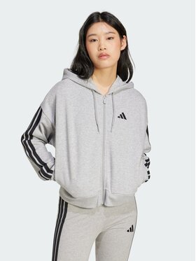 adidas adidas Bluza French Terry Szary Regular Fit
