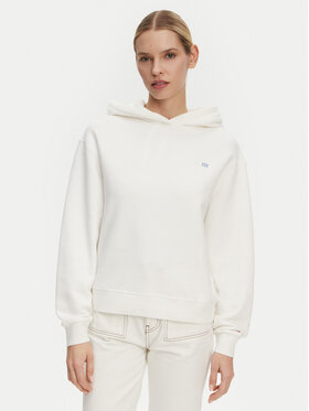 Tommy Hilfiger Tommy Hilfiger Mikina Contrast Flag WW0WW45979 Bílá Regular Fit