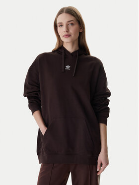 adidas adidas Mikina Essentials KC9145 Hnedá Oversize