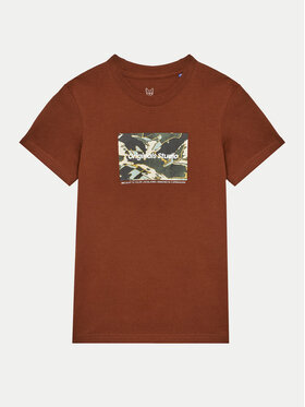 Jack&Jones Junior Jack&Jones Junior Póló Vesterbro 12267453 Barna Standard Fit