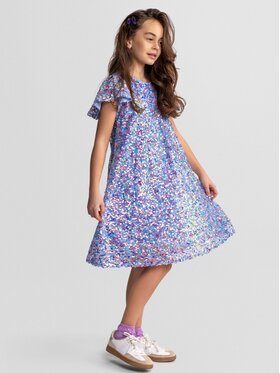 minoti minoti Sukienka elegancka 30DRESS171 Niebieski Regular Fit
