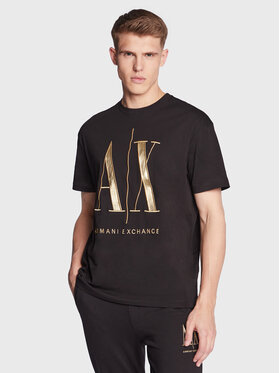 Armani Exchange Armani Exchange T-Shirt 8NZTPQ ZJH4Z 1200 Černá Regular Fit