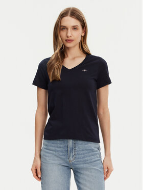 Gant Gant Tričko Shield 4200750 Tmavomodrá Regular Fit