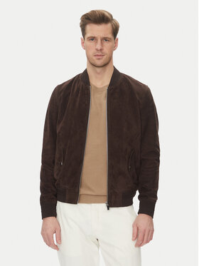 Serge Pariente Serge Pariente Bőrkabát M888 Barna Regular Fit