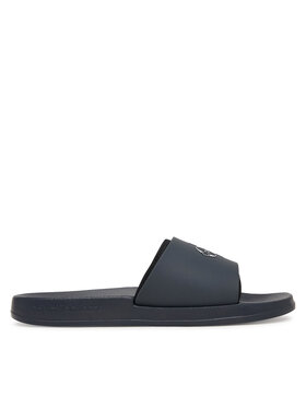 Calvin Klein Calvin Klein Šľapky Ess Slide Rubber Neoprene HM0HM02229 Tmavomodrá