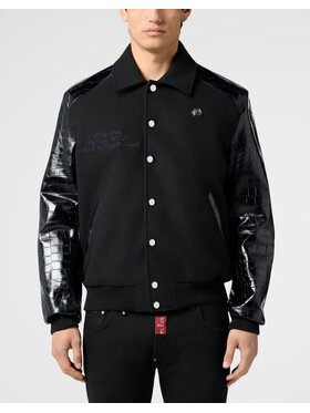 PHILIPP PLEIN PHILIPP PLEIN Kurtka puchowa 30572 Czarny Regular Fit