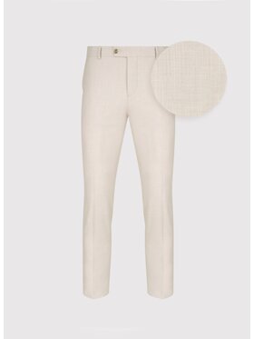 Pako Lorente Pako Lorente Spodnie garniturowe P25SF-6G-023 Beżowy Slim Fit