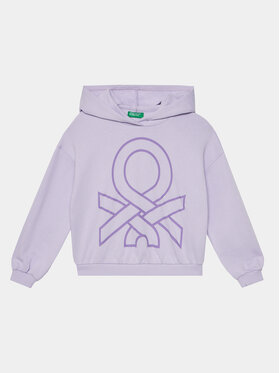 United Colors Of Benetton United Colors Of Benetton Felpa 3J68C203I Viola Relaxed Fit