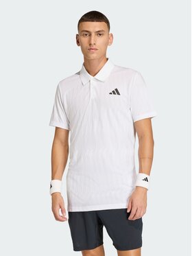adidas adidas Koszulka techniczna 158846 Biały Slim Fit
