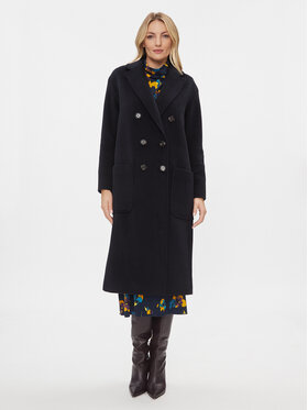 MAX&Co. MAX&Co. Wollmantel Elemento 70140523 Dunkelblau Relaxed Fit