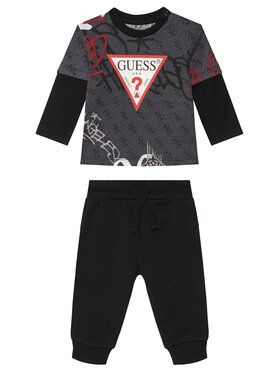 Guess Guess Комплект блуза и панталон I5BG17 I3Z14 Черен Regular Fit