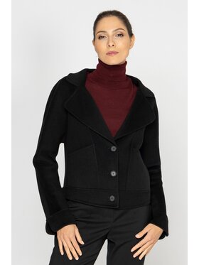 Deni Cler Milano Deni Cler Milano Kurtka damska T-DC-9057-D5-90-90-1 Czarny Regular Fit