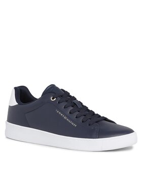 Tommy Hilfiger Tommy Hilfiger Сникърси Court Cupsole Leather Gold FM0FM04829 Син