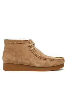 Clarks Clarks Polokozačky WallabeeEvoBt 261747444 Béžová