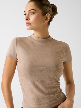Guess Guess Marškinėliai 167491 Smėlio Classic Fit