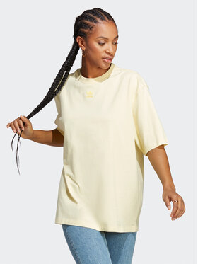 adidas adidas T-Shirt Adicolor Essentials T-Shirt IA1248 Żółty Loose Fit