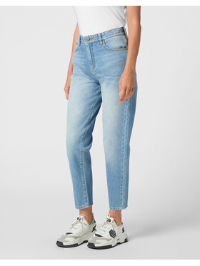 PHILIPP PLEIN PHILIPP PLEIN Jeansy 21705 Niebieski jasny Mom Fit