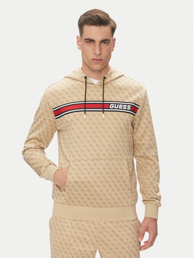 Guess Guess Mikina New Korbin Z4BQ30 FL04Q Béžová Regular Fit