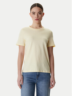 Vero Moda Vero Moda T-Shirt Paulina 10316991 Żółty Regular Fit