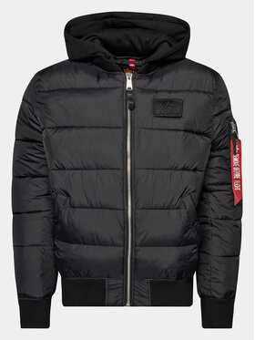 Alpha Industries Alpha Industries Daunenjacke Ma-1 ZH Back Print 118107 Schwarz Regular Fit