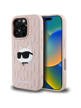 KARL LAGERFELD KARL LAGERFELD Etui na telefon Apple iPhone 16 Pro Max Różowy
