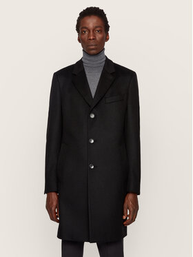 BOSS Boss Cappotto di lana Nye2 50438689 Nero Regular Fit