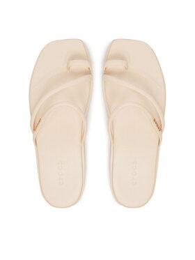 Crocs Crocs Žabky Miami Toe Loop 209862 Béžová