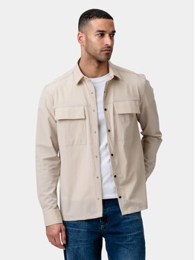 TeeShoppen TeeShoppen Koszula 'Basic Collection' Beżowy Regular Fit