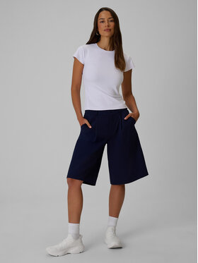 4F 4F Bavlnené šortky OCEANS KEEPERS Tmavomodrá Loose Fit
