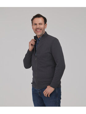 Lee Cooper Lee Cooper Sweter SONY Szary ciemny Regular Fit