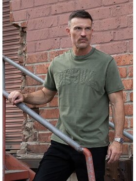 PITBULL PITBULL T-Shirt NORTON APP Zielony Regular Fit