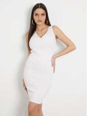 Guess Guess Sukienka codzienna 166937 Beżowy Classic Fit