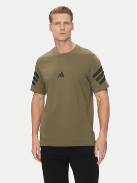 adidas adidas Tricou Future Icons 3-Stripes JD4876 Verde Regular Fit