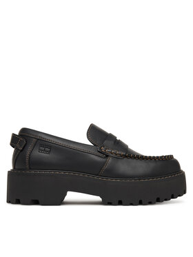 Tommy Jeans Tommy Jeans Loafers Archive '01 Loafer Leather EN0EN03005 Negru