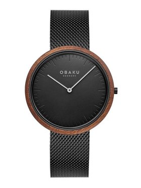 Obaku Obaku Zegarek V245GXBBMB Czarny