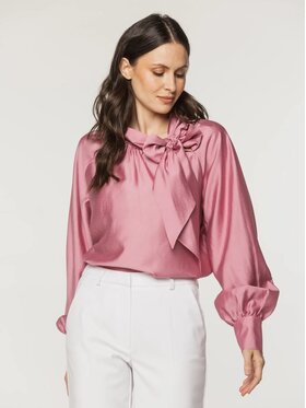 Willsoor Willsoor Bluzka 61515 Różowy Oversize