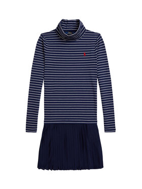 Polo Ralph Lauren Polo Ralph Lauren Плетена рокля 313980676001 Тъмносин Regular Fit