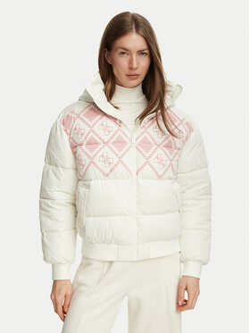 Guess Guess Winterjacke V6BL07 W4303 Creme Regular Fit