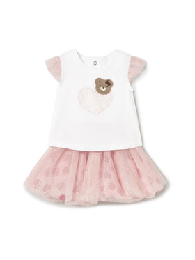 Mayoral Mayoral Set T-Shirt und Rock 1874 Rosa Regular Fit