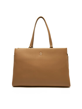 Tommy Hilfiger Tommy Hilfiger Τσάντα Th Legacy Tote AW0AW17197 Καφέ