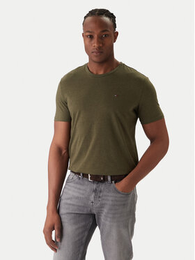 Tommy Jeans Tommy Jeans T-shirt Jaspe DM0DM20363 Verde Slim Fit