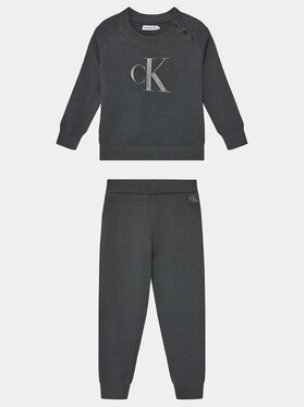 Calvin Klein Jeans Calvin Klein Jeans Набір светр і штани із тканини IN0IN00167 Сірий Regular Fit