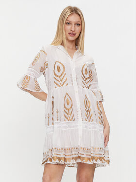 Iconique Iconique Vasaras kleita Rachel IC24-021 Balts Regular Fit