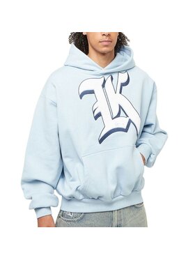 Karl Kani Karl Kani Felpa SMALL SIGNATURE OS HOODIE Blu Regular Fit